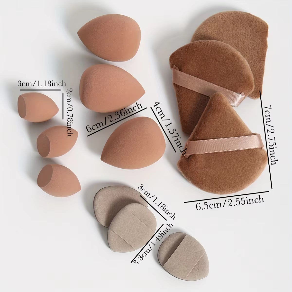 12 Pcs Makeup Sponge Set - Image 7